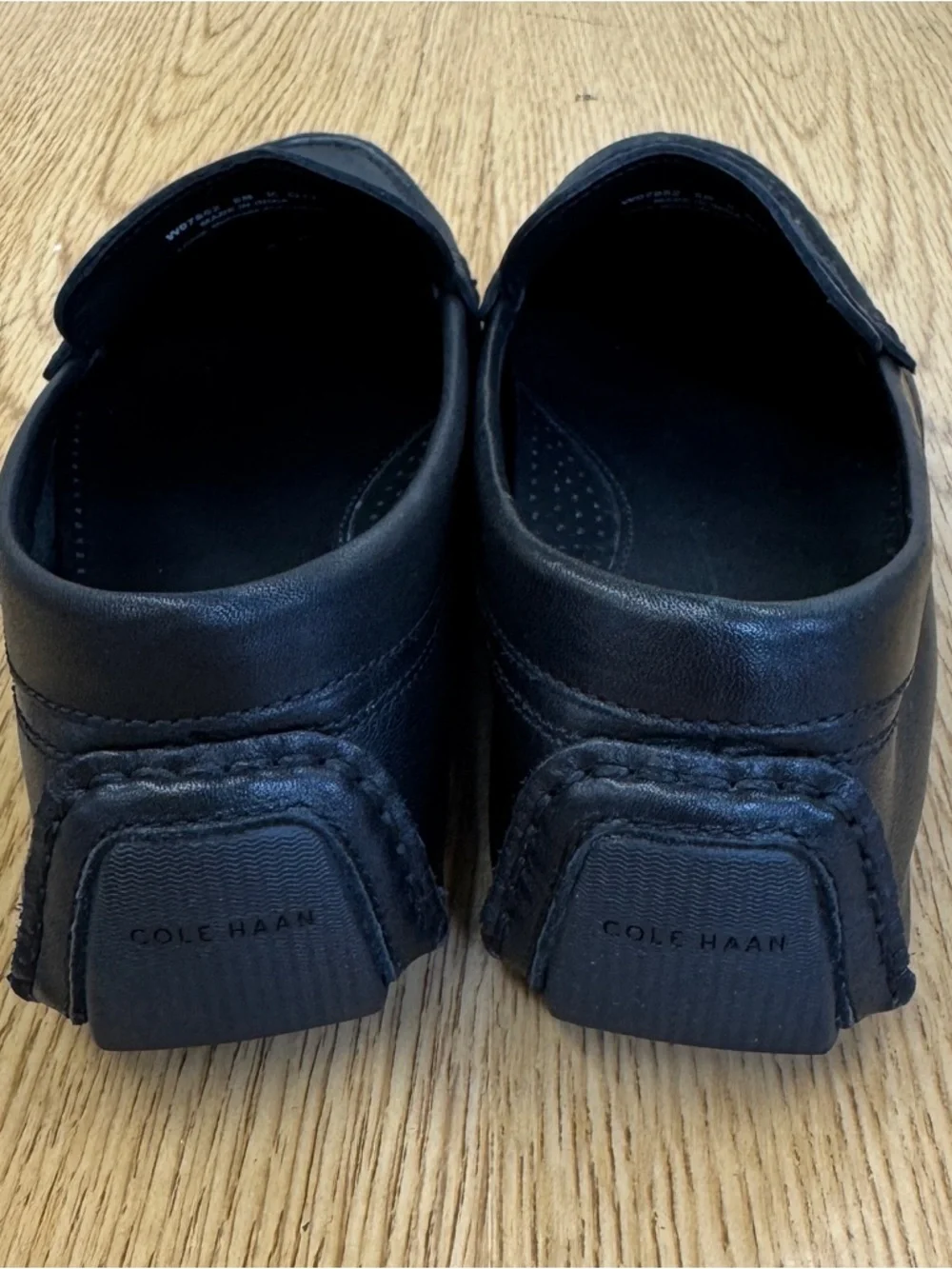 Cole Haan Women’s Black Leather Penny Driving Loafers Size 8B Minimalist Preppy